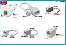 RJ45 RJ11 Plug Socket Adapter