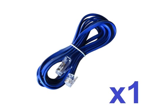 Blue rj11 rj45 - 2m,